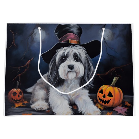 Havanese pompoenen Halloween eng Groot Cadeauzakje (Voorkant)
