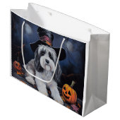 Havanese pompoenen Halloween eng Groot Cadeauzakje (Voorkant Gekanteld)