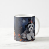 Havanese pompoenen Halloween eng Koffiemok (Voorkant rechts)