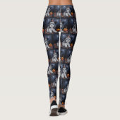 Havanese pompoenen Halloween eng Leggings (Achterkant)