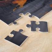 Havanese pompoenen Halloween eng Legpuzzel (Zijkant)