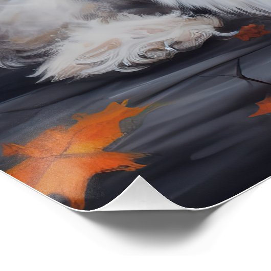 Havanese pompoenen Halloween eng Perfect Poster (Hoek)