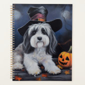 Havanese pompoenen Halloween eng Planner (Voorkant)
