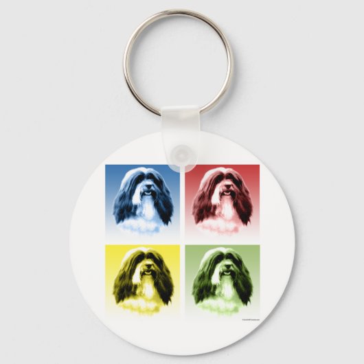 Havanese Pop Sleutelhanger (Voorkant)