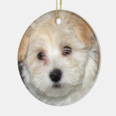 Havanese Puppy Ornament (Links)