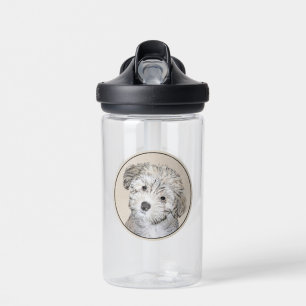 Havanese Puppy Schilderij - Grappige Originele Hon Waterfles