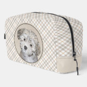 Havanese Puppy Schilderij Sable Originele Huisdier Toilettasje (Rechterhoek)