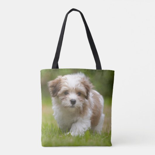 Havanese Puppy Tote Bag (Achterkant)