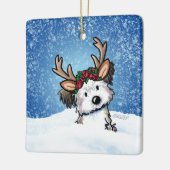 Havanese rendierkeramisch Ornament (Links)