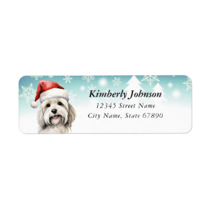 Havanese retouradreslabels etiket