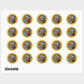 Havanese ronde Stickers (Vel)