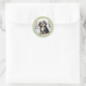 Havanese ronde Stickers (Tas)