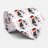 Havanese Santa Paws Stropdas (Opgerold)