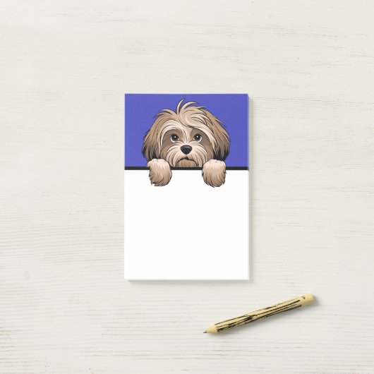Havanese Schattigee Havanese Puppy Hondenliefhebbe Post-it® Notes (Op bureau)