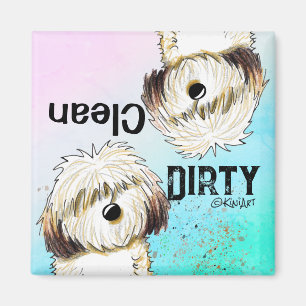 Havanese schoonmaakwasmachine Magnet