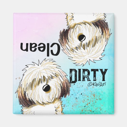 Havanese schoonmaakwasmachine Magnet (Voorkant)