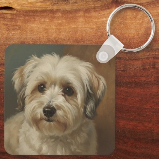 Havanese Sleutelhanger (Achterkant)