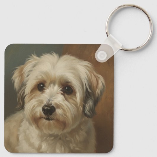 Havanese Sleutelhanger (Achterkant)