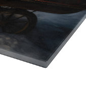 Havanese Sneeuwslee Kerst Decor Snijplank (Hoek)