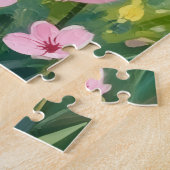 Havanese Spring Cherry Blossom Dog Legpuzzel (Zijkant)
