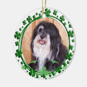 Havanese St. Patrick's Day Ornament (Links)