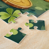 Havanese St. Patrick's Day Schattige Geluks Hond Legpuzzel (Zijkant)