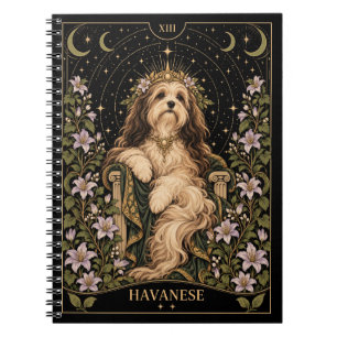 Havanese, Starlit Tarot Kunst Notitieboek