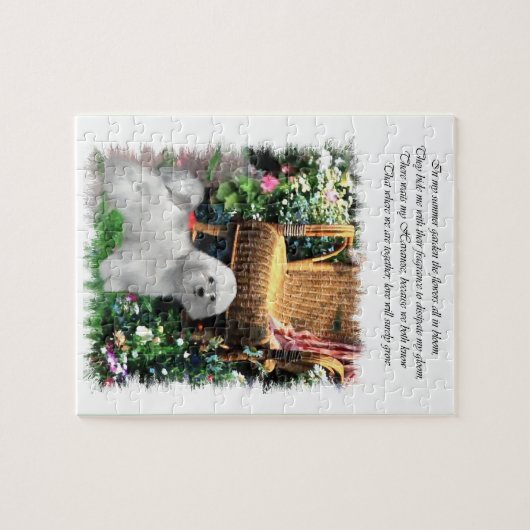 Havanese Summer Garden Legpuzzel (Horizontaal)