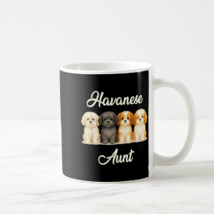 Havanese tante knuffel hond liefhebber cadeau grap koffiemok
