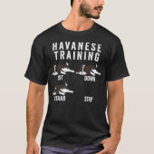Havanese Training Dog T-shirt (Voorkant)
