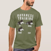Havanese Training Dog T-shirt (Voorkant)