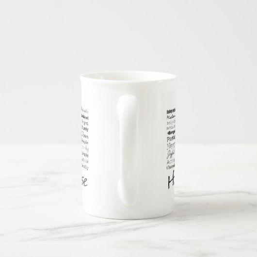 Havanese Traits Bone China Mok (Achterkant)