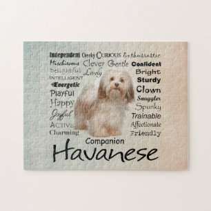 Havanese Traits Jigzaag Puzzle Legpuzzel