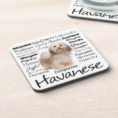 Havanese Traits Onderzetters (Linkerzijde)