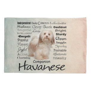 Havanese Traits Pillow Hoesje Kussensloop