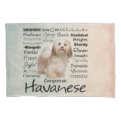 Havanese Traits Pillow Hoesje Kussensloop (Voorkant)