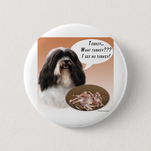 Havanese Turkije Ronde Button 5,7 Cm (Voorkant)