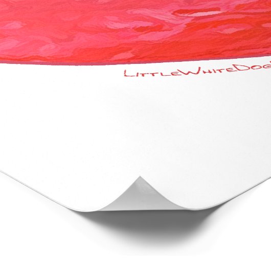 Havanese Valentijnsdag Poster (Hoek)