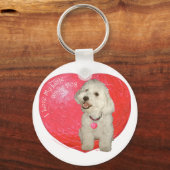 Havanese Valentijnsdag Sleutelhanger (Voorkant)