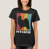 Havanese Vintage  2 T-shirt (Voorkant)