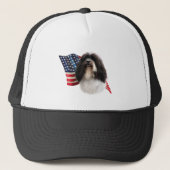 Havanese Vlag Trucker Pet (Voorkant)
