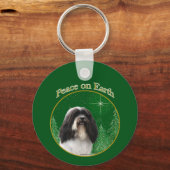 Havanese Vrede Sleutelhanger (Achterkant)