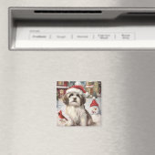 Havanese Winter Wonderland Kerstvreugde Magneet (Insitu (Vaatwasser))