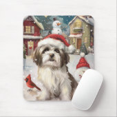 Havanese Winter Wonderland Kerstvreugde Muismat (Met muis)