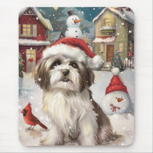 Havanese Winter Wonderland Kerstvreugde Muismat