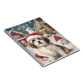 Havanese Winter Wonderland Kerstvreugde Notitieboek (Rechterzijde)