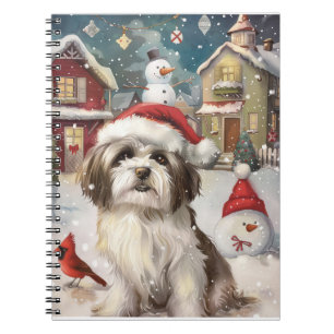 Havanese Winter Wonderland Kerstvreugde Notitieboek
