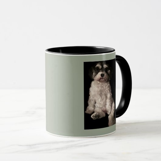 Havanese zet het afbeelding van je hond hier mok (Voorkant rechts)