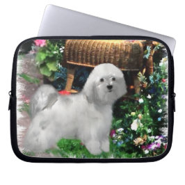 Havanese Zomer Tuin Laptop Sleeve