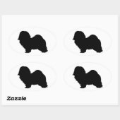 havanesse silhouet ovale sticker (Vel)